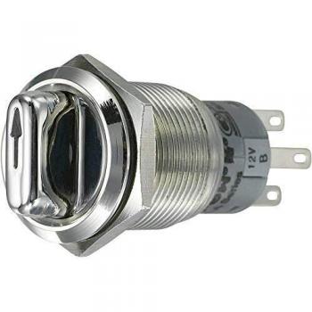 Rotary switch 250V AC 3A, 3 positions, tamper-proof, IP65