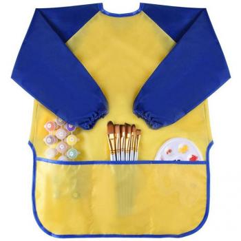 Kids Waterproof Play Apron with 3 Pockets