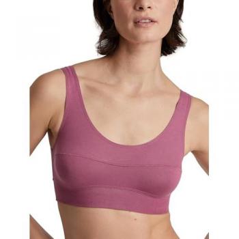 Calida Damen BH Elastic Top aus Baumwolle in Altrosa, Größe L