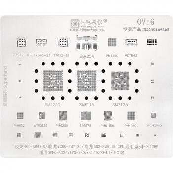 Reballing BGA OV6 para CPU Y31