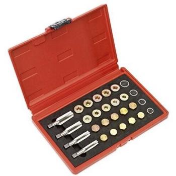 Kit filetage bouchon vidange SEALEY VS660 avec mallette plastique
