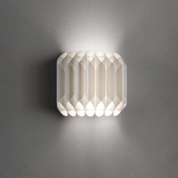 Polilux 1 Luce Louise Applique Bianco Made in Italy