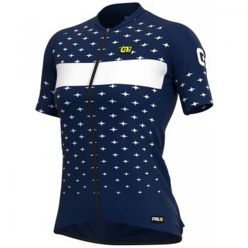 Cyklistický letní dres Alè PRR Stars Lady, bílá verze