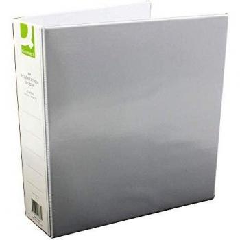 Q-Connect Presentation 4 Ring Binder (A4) 50mm White (Pack of 6) KF01333Q