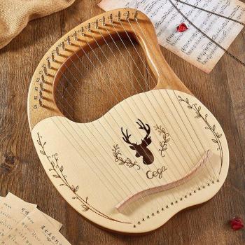 Piano de Lira Compacto de Madera