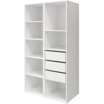 Armário Branco 1m com 2 Colunas Homny