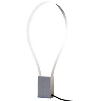 Aluminium-Tischleuchte Martinelli Luce 823/BI Fluida – LED‑Ausführung