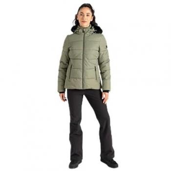 Dare2b Women's Glamorize V Jacket Olivine Green Size 38