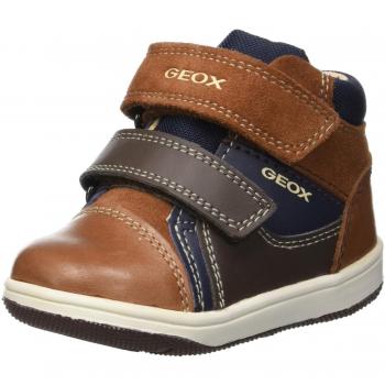 Geox B New Flick B, Scarpe Sportive Bimbo, Marrone
