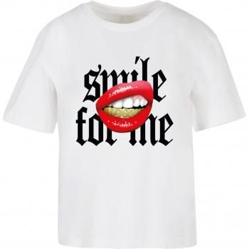Mister Tee Damen T-Shirt Smile For Me