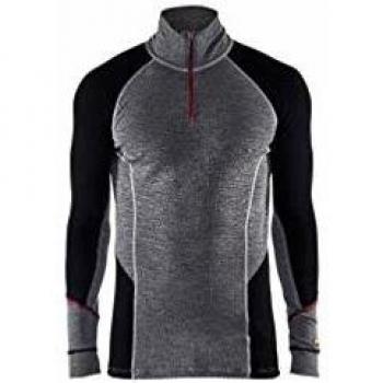 Zip‑Neck Blaklader Xwarm Hoodie