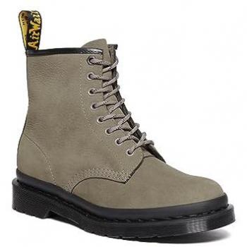 Bottes en Nubuck Milled Dr. Martens 1460 Gris Taille 39