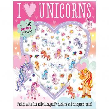 I Love Unicorns Puffy Sticker Activity