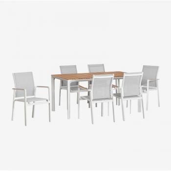 Ensemble extérieur Katiana avec chaises Elvira