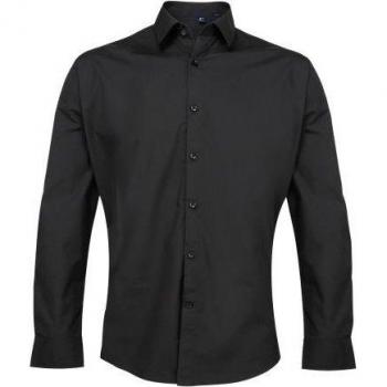 Chemise à manches longues en popeline poids lourd Premier Supreme