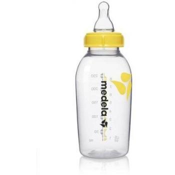 Biberon avec tétine silicone débit moyen Medela 250 ml