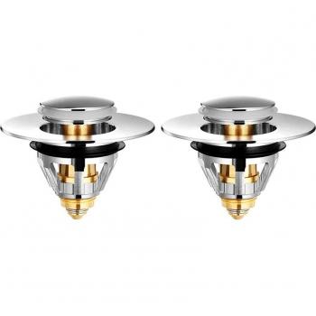Stainless Steel Drain Stopper with Anti-Clog Feature