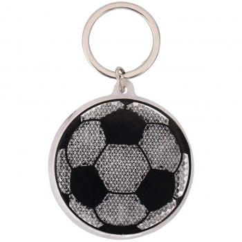 Gruss und Co 45960 Schwarz-Weiß Fußball-Anhänger – 9,5 cm Ring
