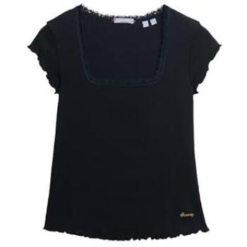 Superdry Damen Essential T-Shirt – Kurzarm, quadratischer Ausschnitt