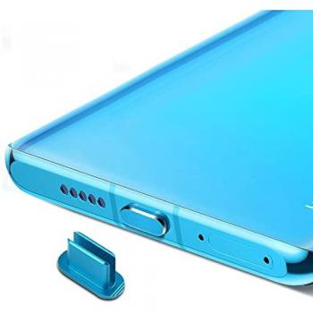 Cadorabo Copertura Antipolvere USB C Blu
