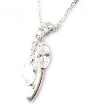Collar Altesse 'Scarlett' de Plata Blanca [I2937]