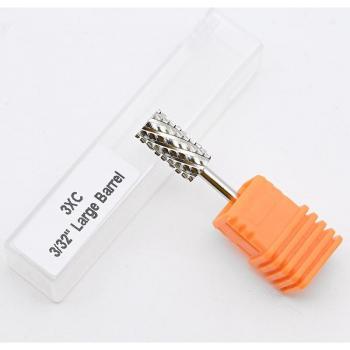 High Precision Silver Carbide Nail Drill Bit 3/32''