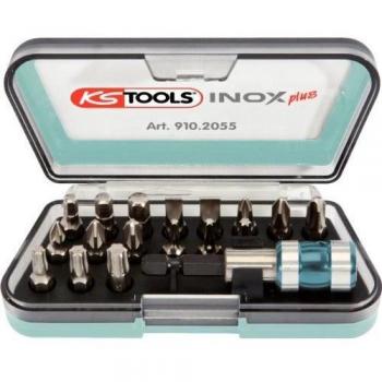 KS Tools 910.2055 set de puntas de tornillo 18 piezas