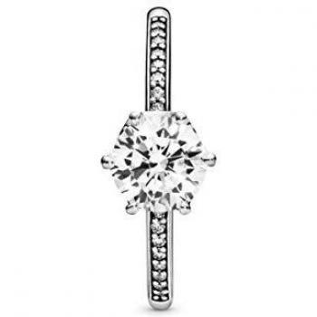 Bague Pandora Couronne Étincelante Incolore en Argent 52