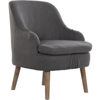 Butaca DKD Home Decor Gris oscuro 61 x 46 x 75 cm