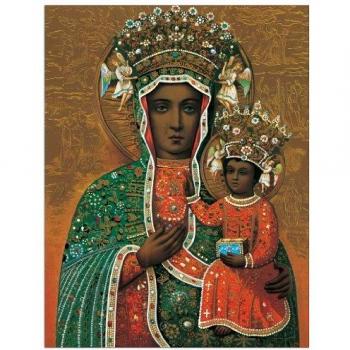 Artopweb Madonna Boisée Multicolore 30x40x1,8 cm – Czestochowa