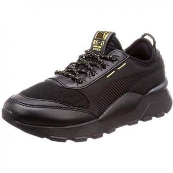 Puma Unisex RS-0 Trophy Sneakers, Black/Black/Black, Size 6 United Kingdom