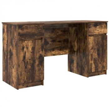 Compact Smoketree Desk with Drawers – 140×49×76 cm, Reclaimed Wood
