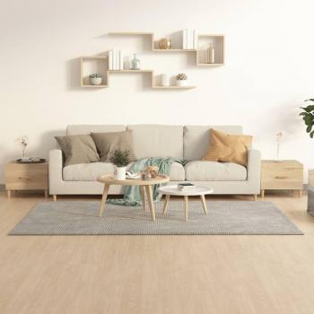 VidaXL 2-Piece Coffee Tables Sonoma Oak 50x50x40 cm Engineered Wood