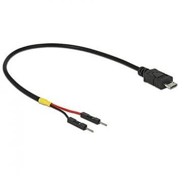 Cavo USB Micro-B con 2 connettori maschio, 20 cm
