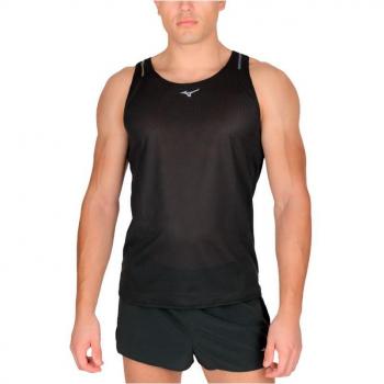 Mizuno camiseta de running sin mangas negra