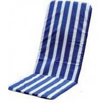 Alto Cuscino Monoblocco Beach Blu & Bianco 120×47×2,5 cm