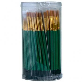 Pot de 144 pinceaux synthétiques tailles variées