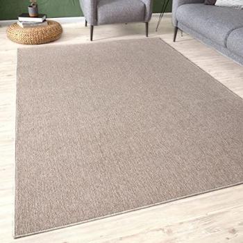 Beige Low Pile Area Rug