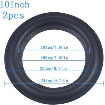 8 Elastic Rubber Ring Speaker Surround Repair Foam Woofer Edge