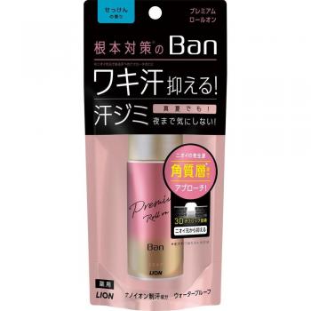 LION Ban Sweat Block Premium Gold Label Roll-On Mist Antiperspirant