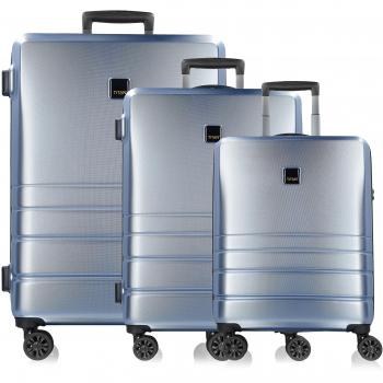 Titan Ready 2.0 4‑Rollen‑Koffer­-Set 3‑Teile, Doppelrollen inklusive