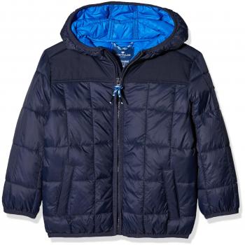 TOM TAILOR Kids Jacke Leichtgewicht Fake Down Stil, Blau (Echt Marineblau 6593), 98
