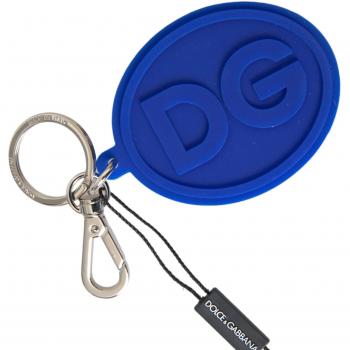 Dolce & Gabbana Blue DG Logo Keychain