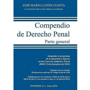 Compendio De Derecho Penal Parte General