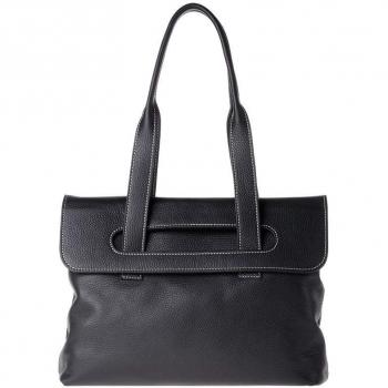Borsa Dudu Nero a Spalla con Manici Doppi