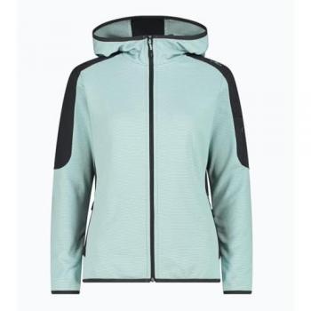 CMP Damenjacke mit fester Kapuze in hellblau
