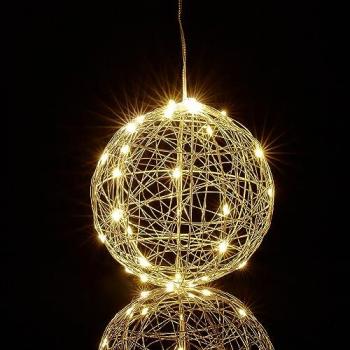 Boule Relaxdays LED – Version Pose ou Suspension