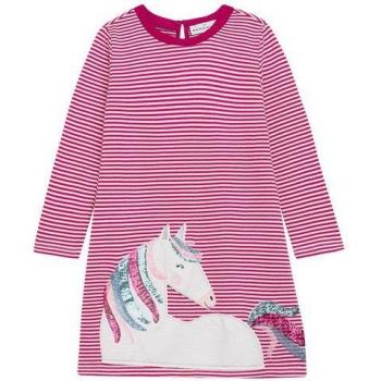 DANAMADE Jerseykleid – Magenta, 122 Gr., 100 % Baumwolle, Mädchenkleid