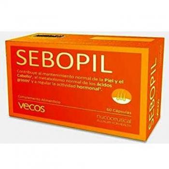 Sebopil 60 cápsulas vegetais para equilíbrio do couro cabeludo