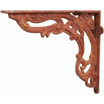 Heritage Cast Iron Shelf W23xDP4xH28 cm